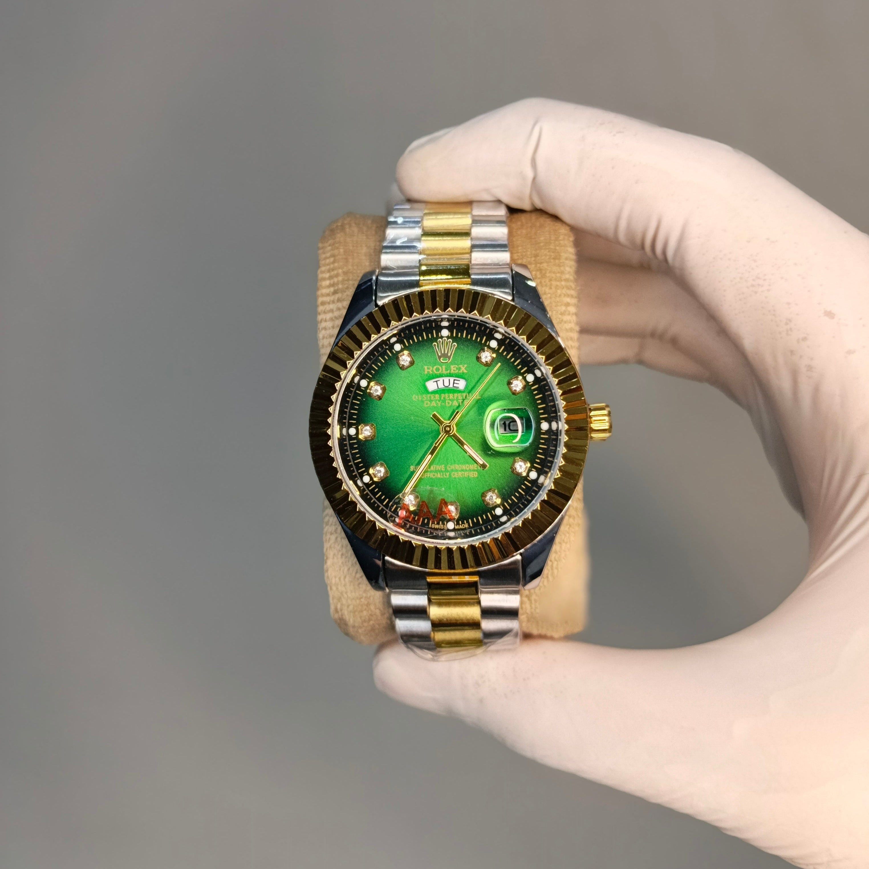 RLX Day-Date Green Two-Tone – AAA Quality