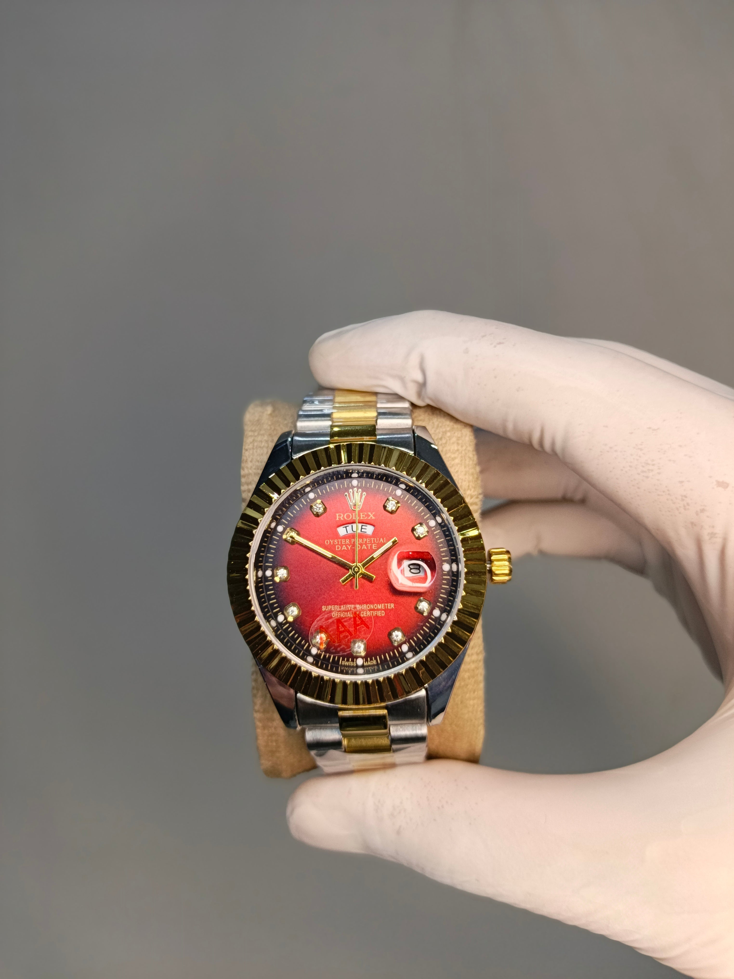 RLX Day-Date Red Two-Tone – AAA Quality