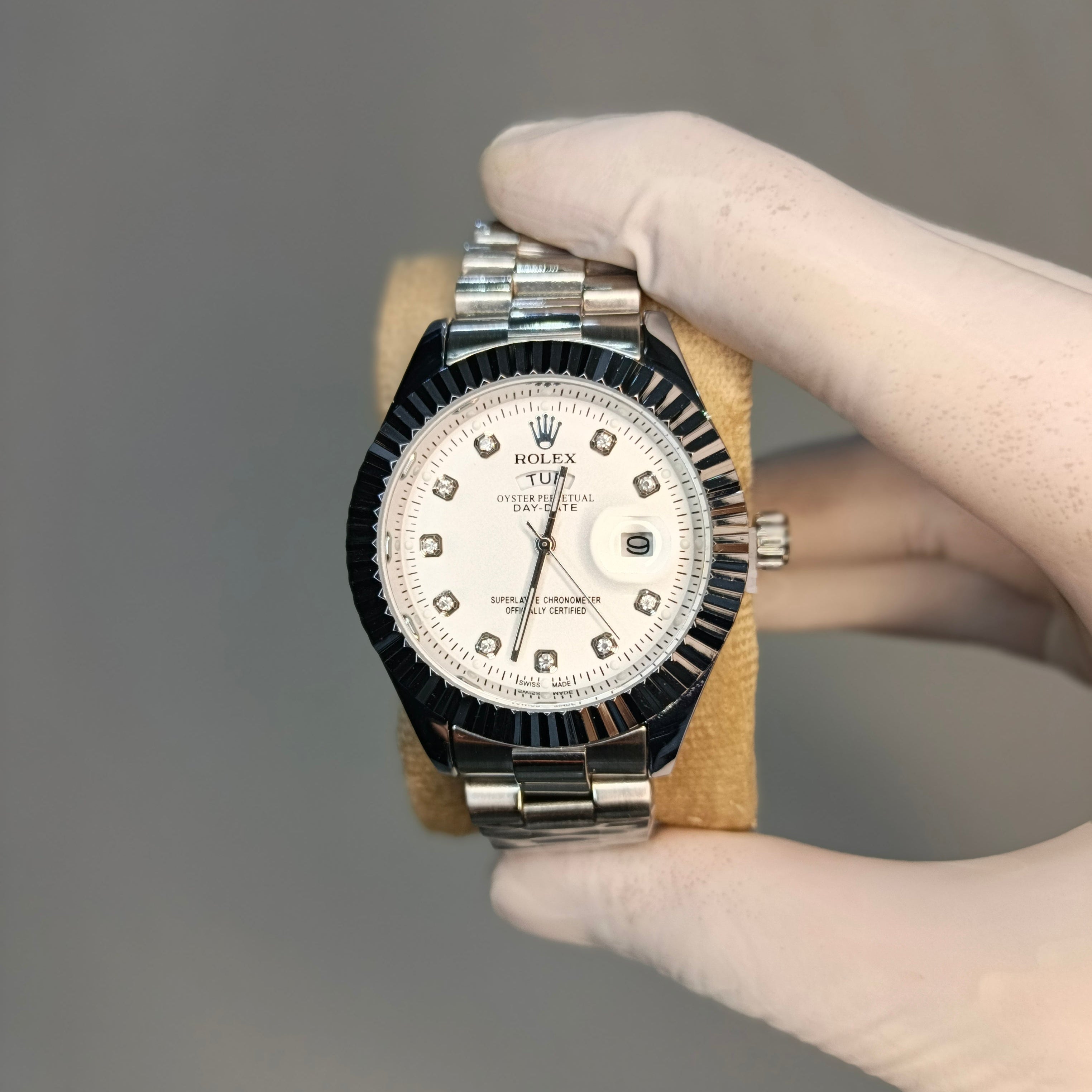 RLX Day-Date White – AAA Quality
