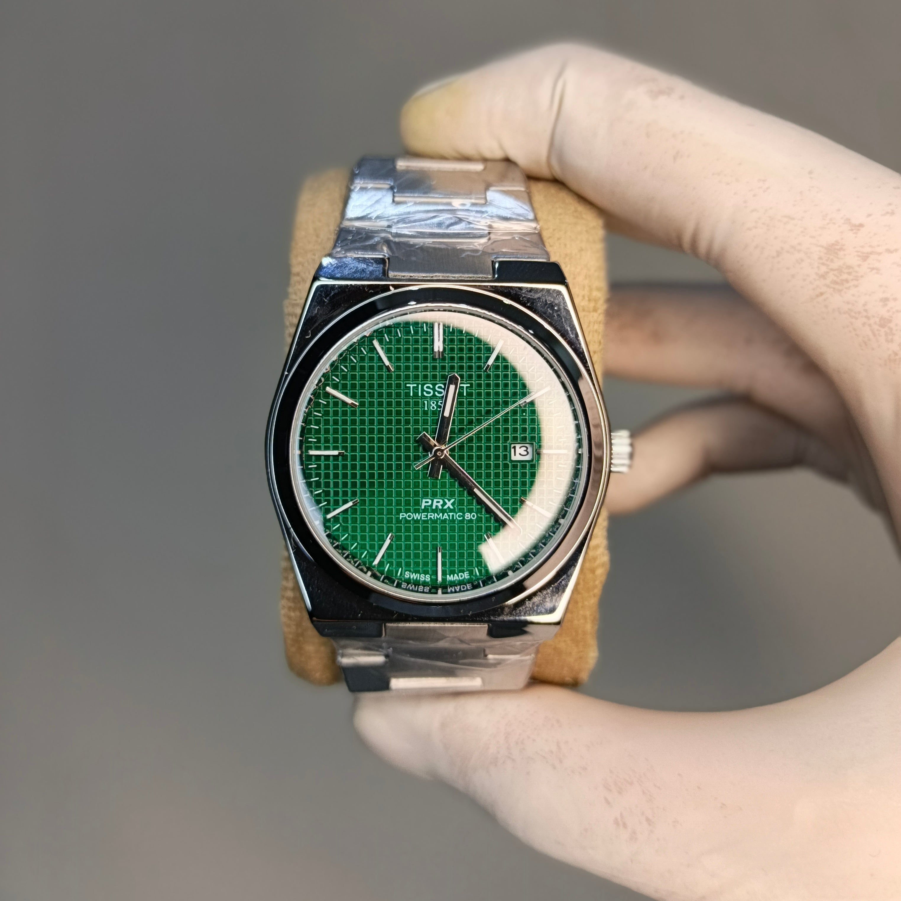 Tissot PRX Powermatic 80 Deep Green Replica Watch | Rivant.co