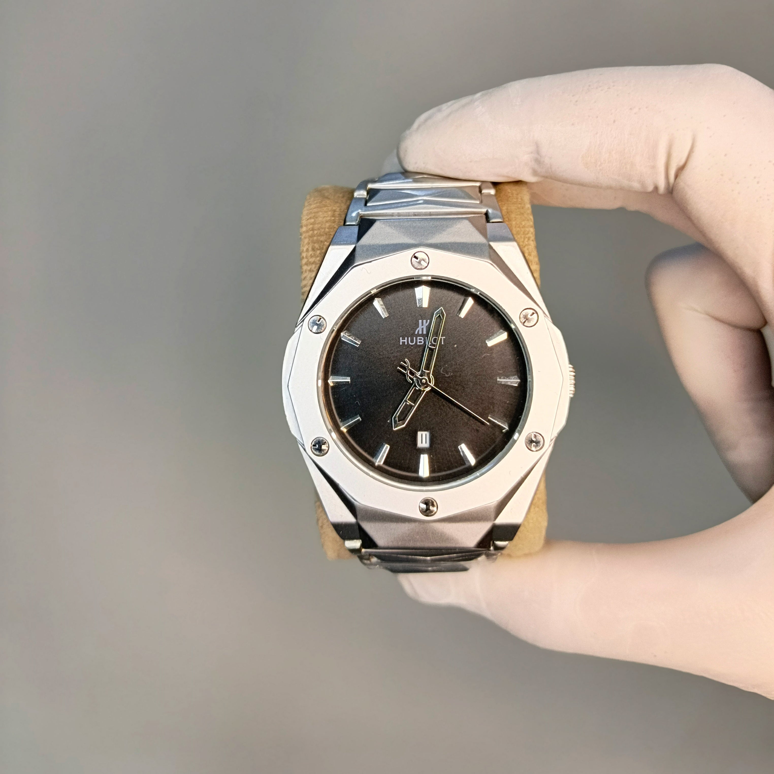 HBLT Black Prism Skeleton Watch – AAA Quality
