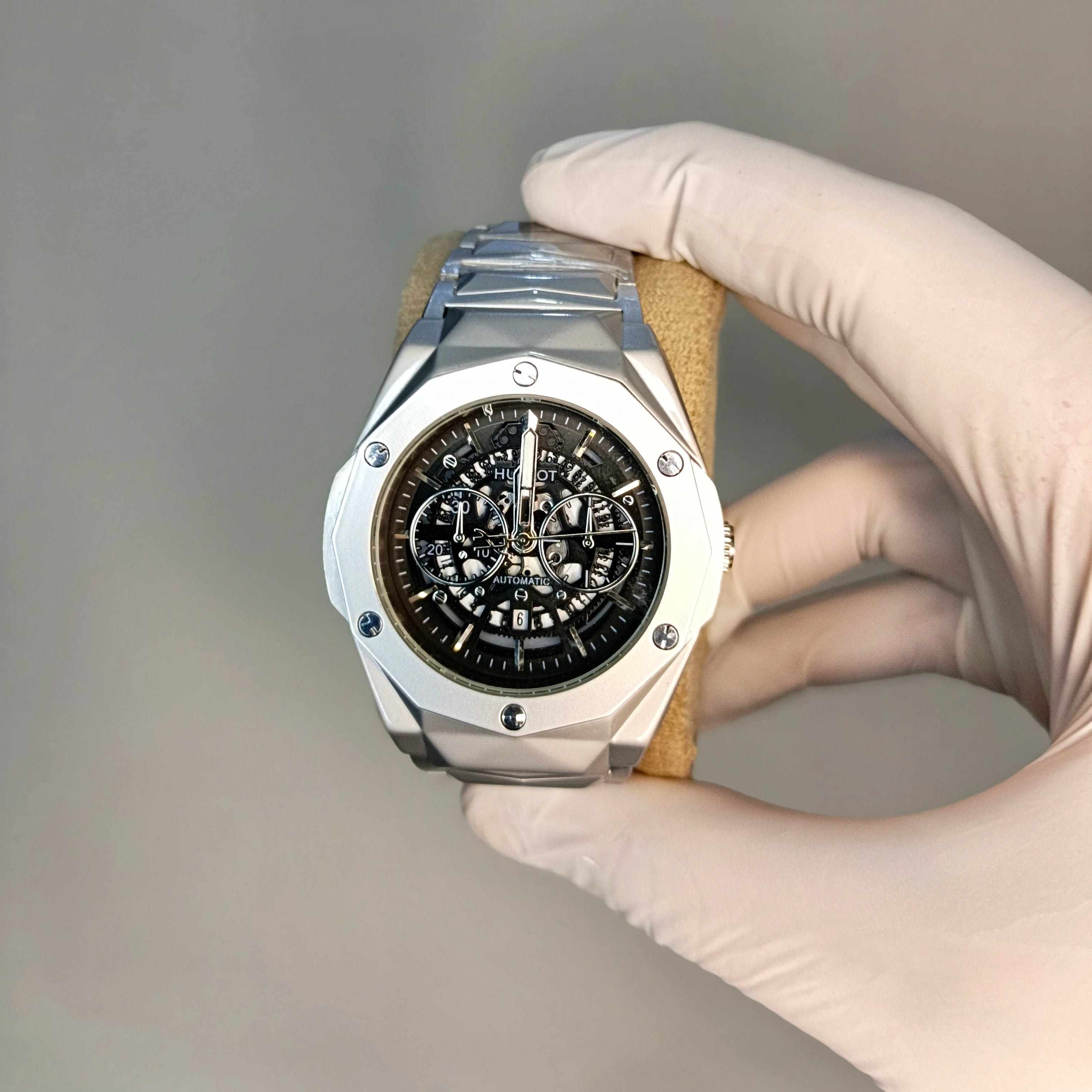 HBLT Black Prism Skeleton Dial – AAA Quality
