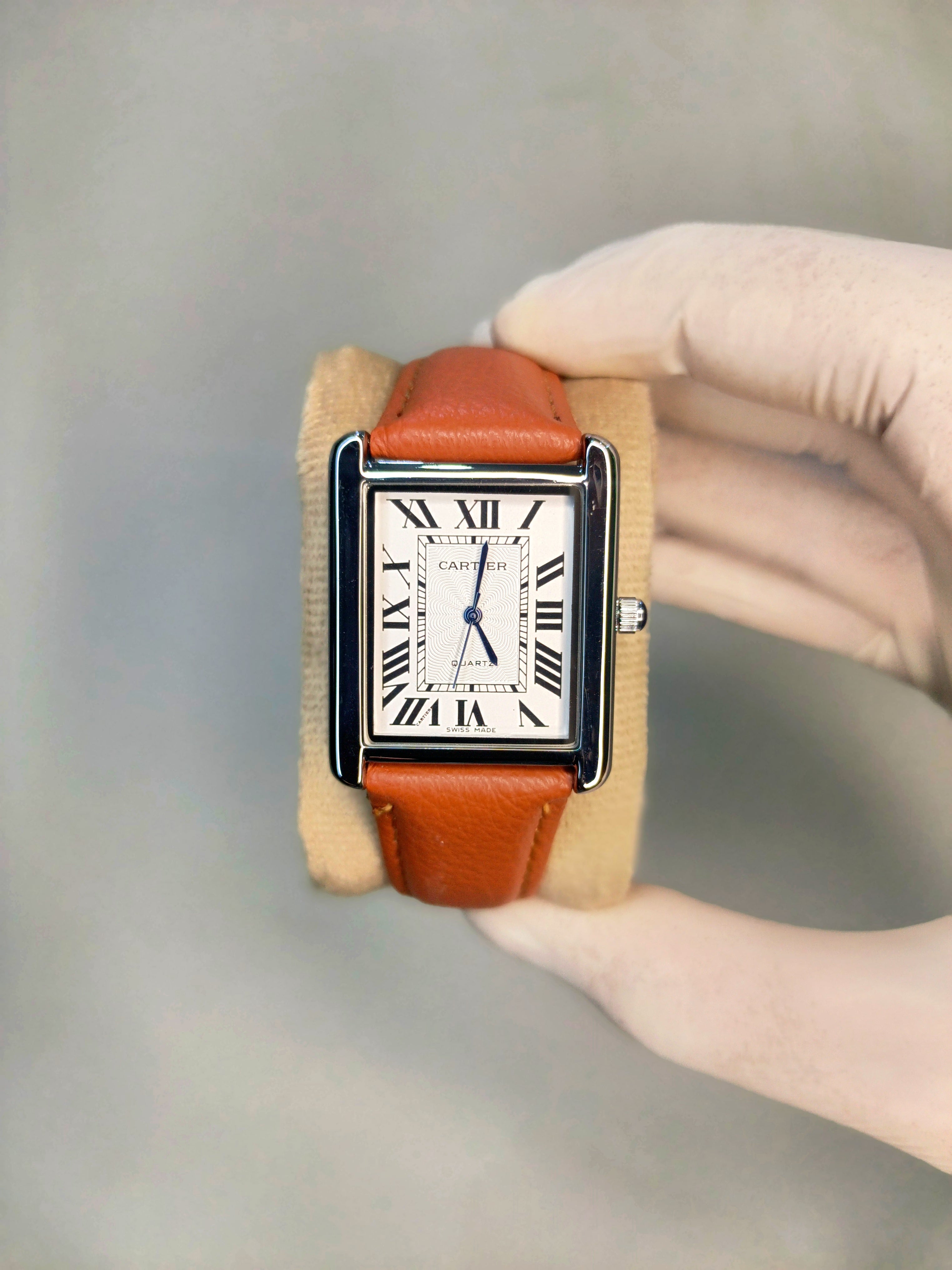 CRTR Tank Brown Medium Dial – AAA Quality.